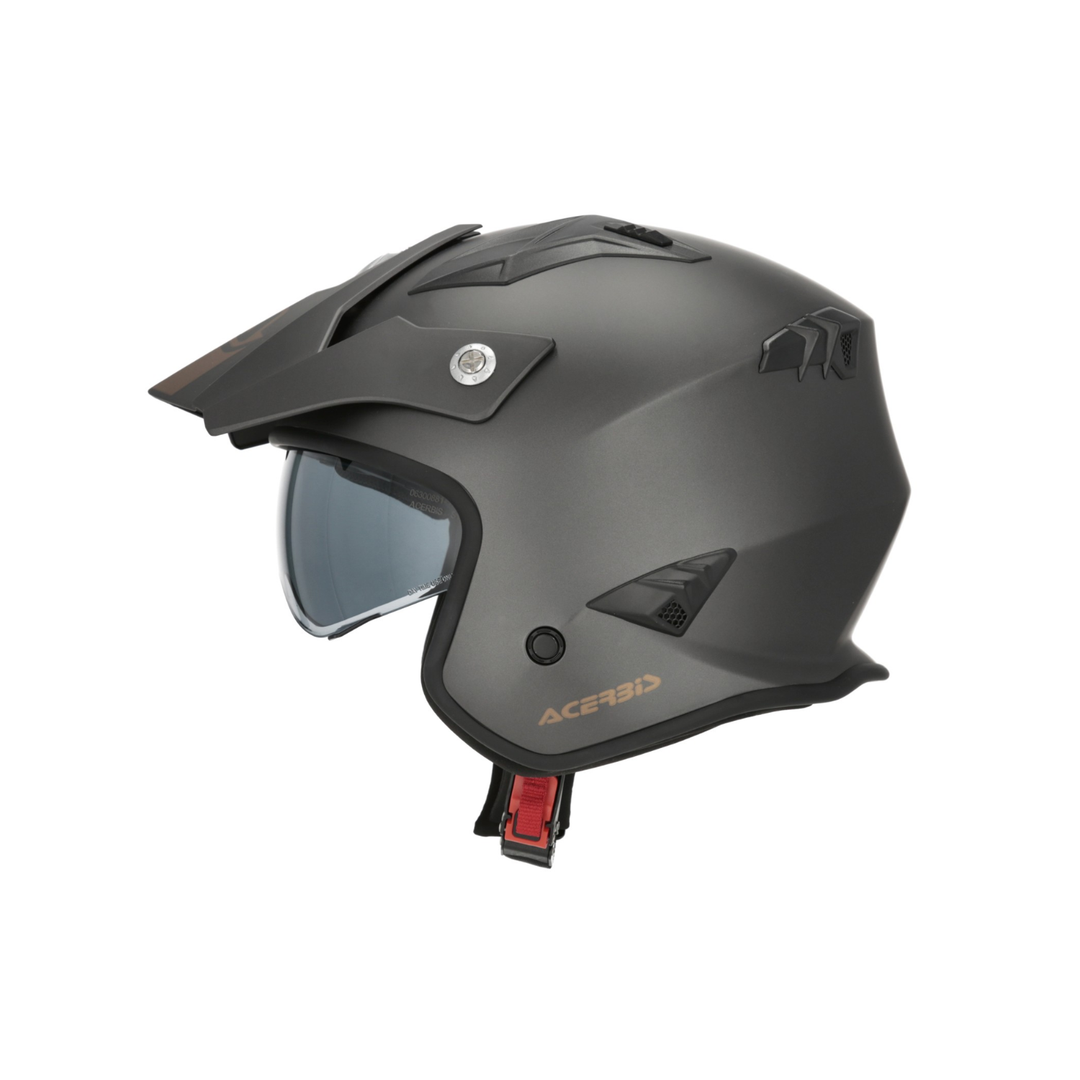 Acerbis Open Face Jet Aria Metallic Helmet ECE 22-06 Approved