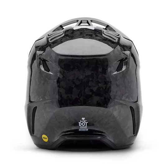 FOX Motocross Full Face V3 RS Carbon Solid Helmet