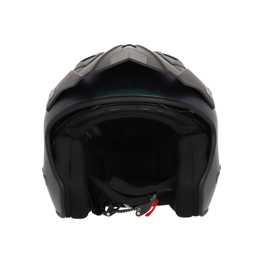 Acerbis Open Face Jet Aria Metallic Helmet ECE 22-06 Approved