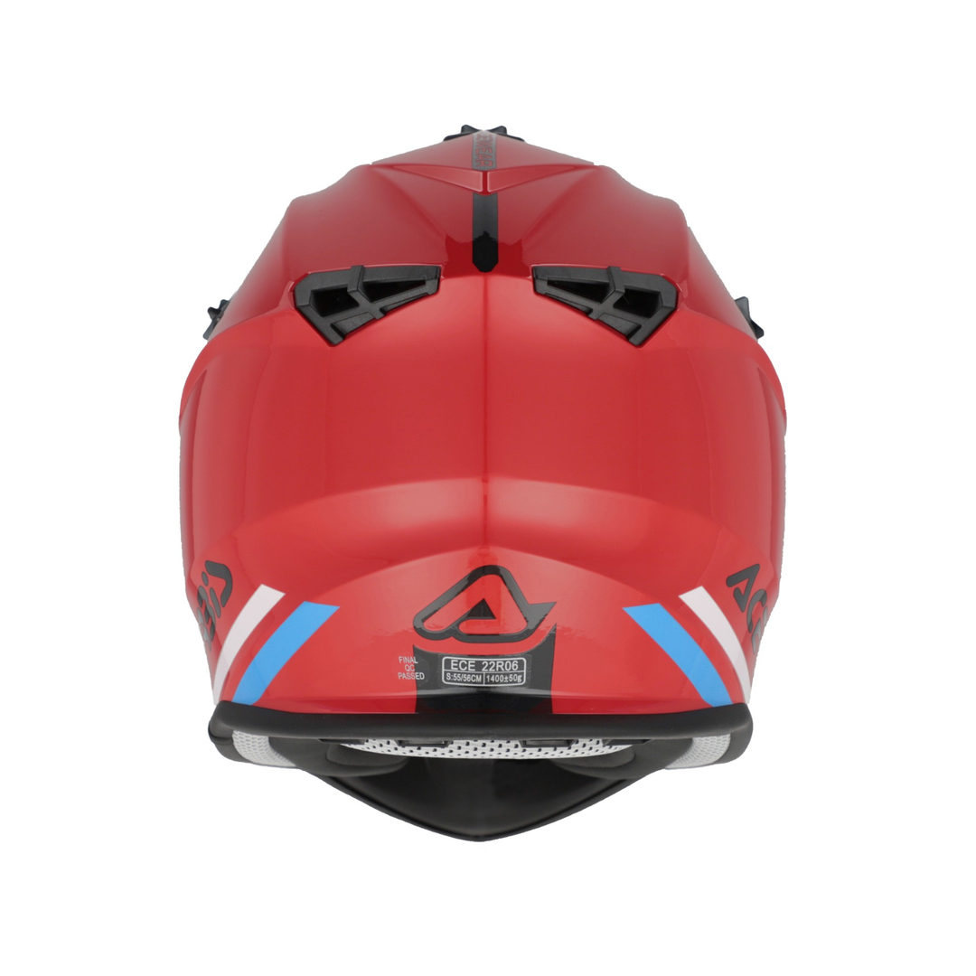 Acerbis Motocross And Enduro Linear Solid Color Helmet ECE 22-06 Approved