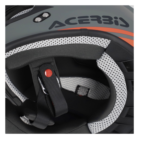Acerbis Motocross And Enduro Linear Solid Color Helmet ECE 22-06 Approved