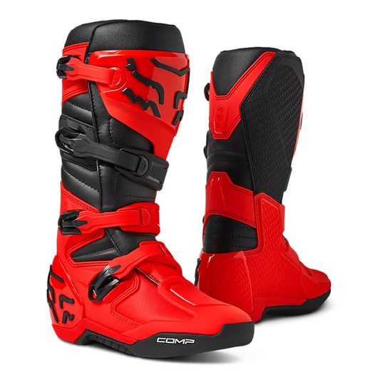 FOX Motocross Riding Comp Boot Fluorescent Red