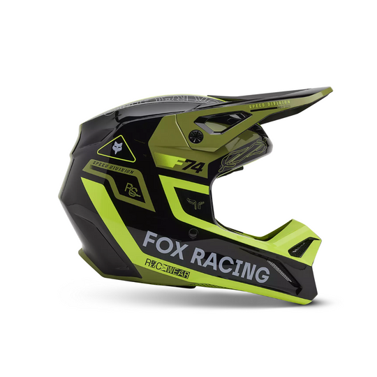 FOX Motocross Full Face Helmet-V1 Race Spec Helmet Pale Green