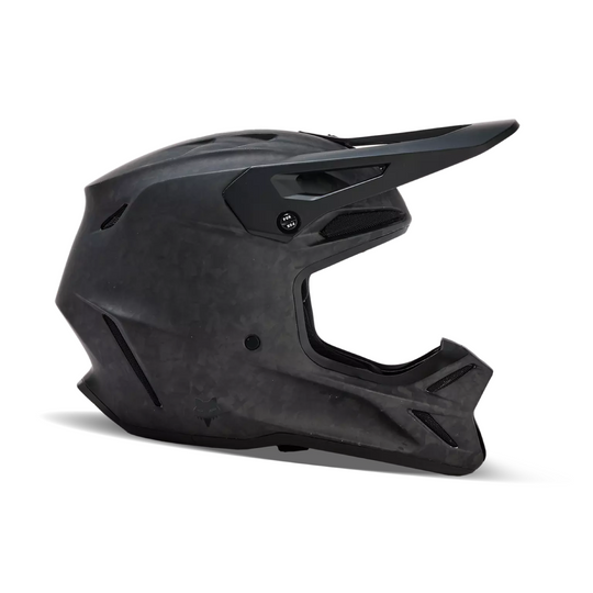 FOX Motocross Full Face V3 RS Carbon Solid Helmet