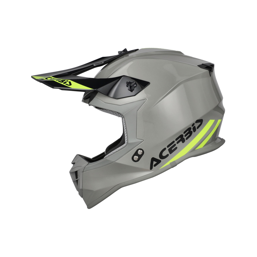 Acerbis Motocross And Enduro Linear Solid Color Helmet ECE 22-06 Approved