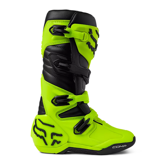FOX Motocross Riding Comp Boot Fluorescent Yellow
