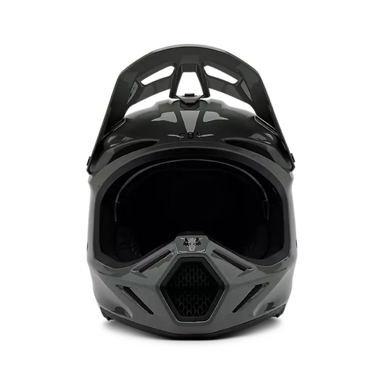 FOX Motocross Full Face V3 RS Carbon Solid Helmet
