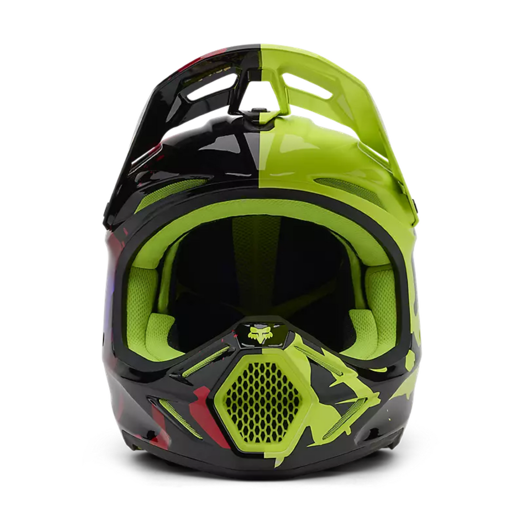 FOX Motocross Full Face Helmet-V3 Throttle Helmet