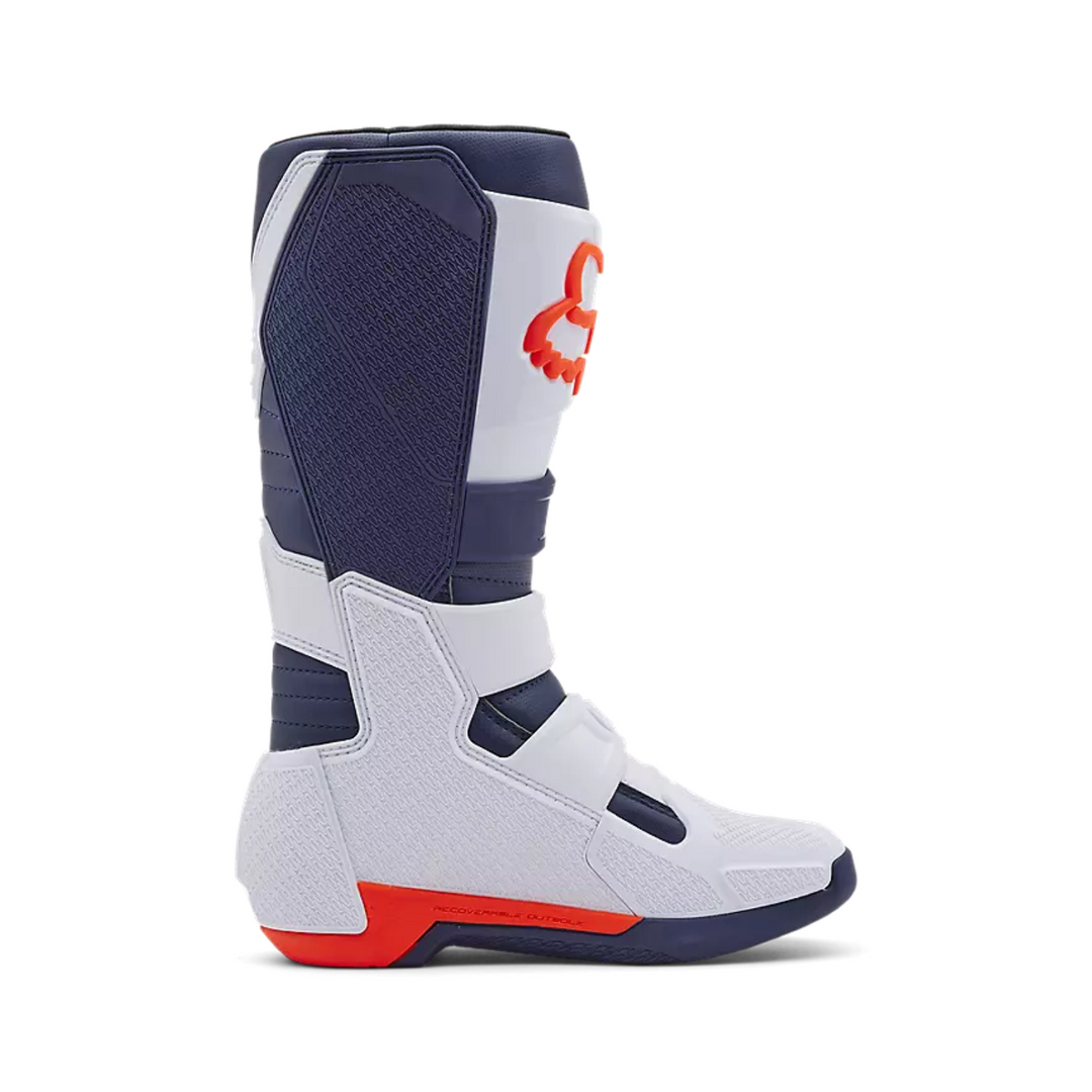 FOX Motocross Riding Comp Boot White Navy