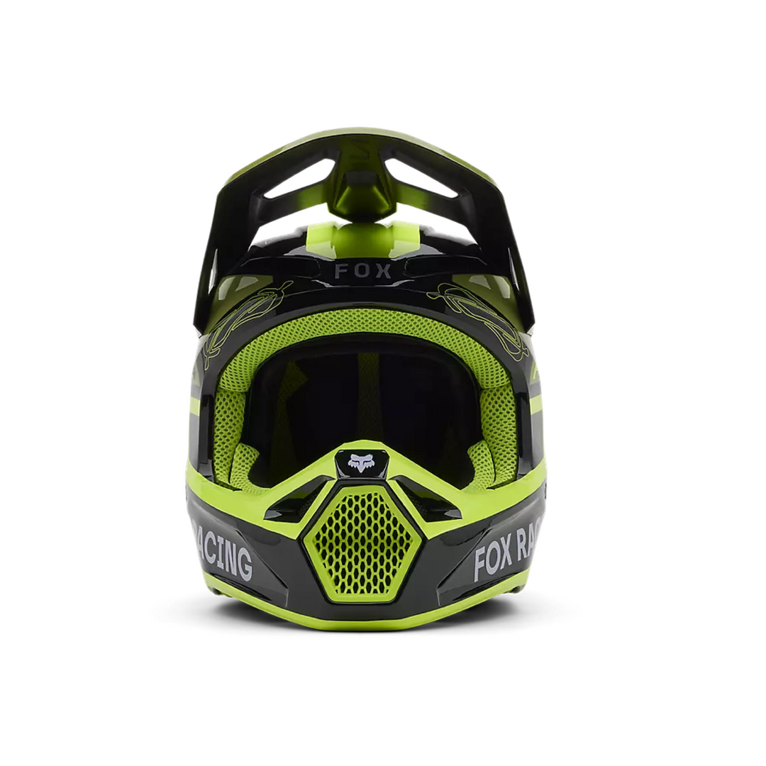 FOX Motocross Full Face Helmet-V1 Race Spec Helmet Pale Green