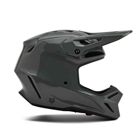 FOX Motocross Full Face V3 RS Carbon Solid Helmet