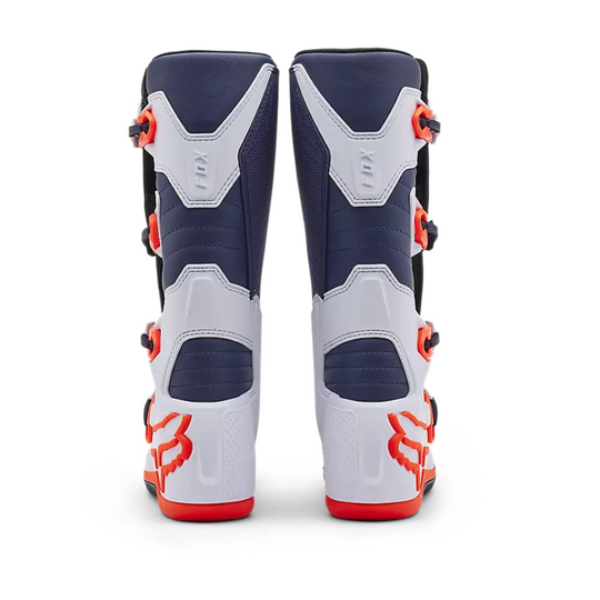 FOX Motocross Riding Comp Boot White Navy