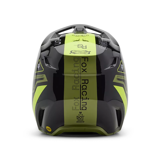 FOX Motocross Full Face Helmet-V1 Race Spec Helmet Pale Green