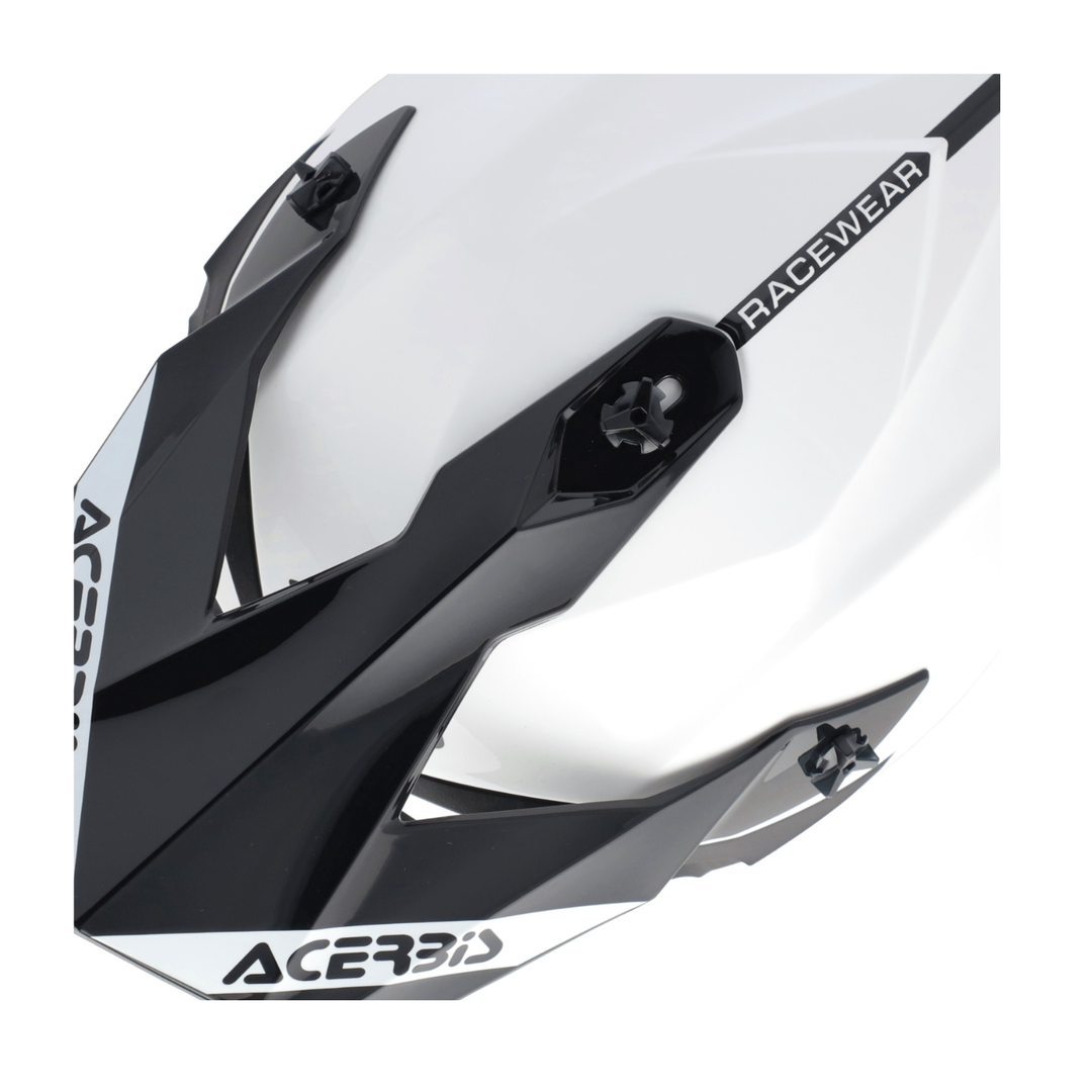 Acerbis Motocross And Enduro Linear Solid Color Helmet ECE 22-06 Approved