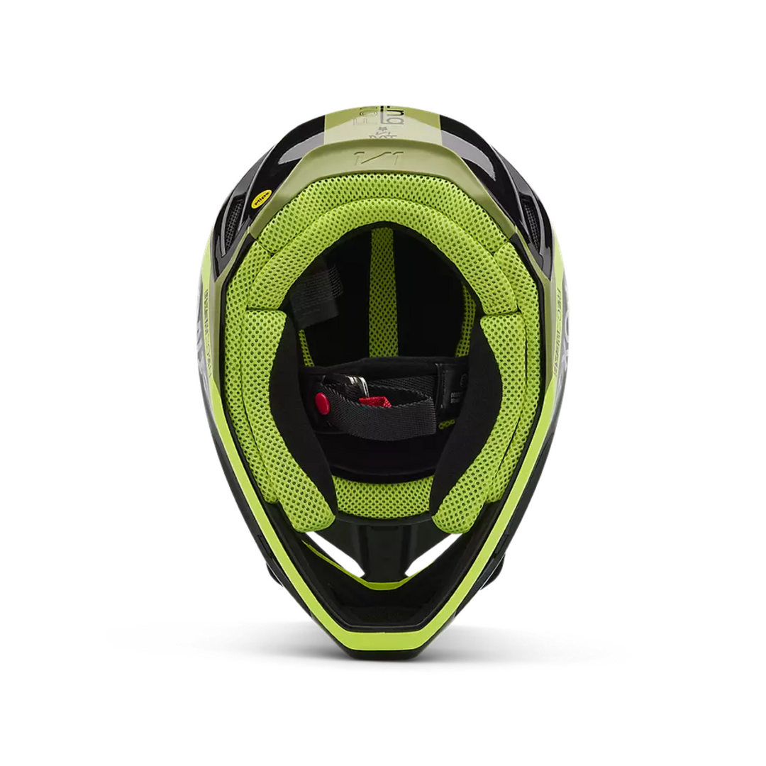 FOX Motocross Full Face Helmet-V1 Race Spec Helmet Pale Green