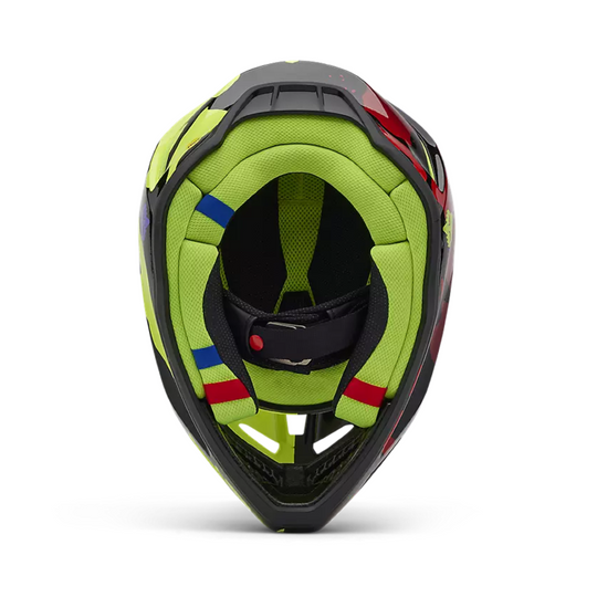 FOX Motocross Full Face Helmet-V3 Throttle Helmet