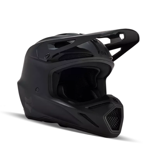 FOX Motocross Full Face V3 Solid Helmet