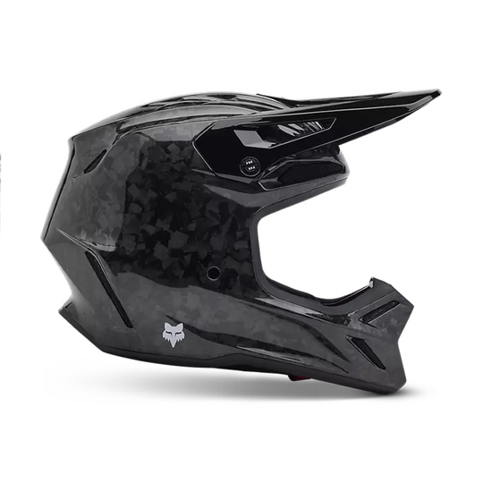 FOX Motocross Full Face V3 RS Carbon Solid Helmet