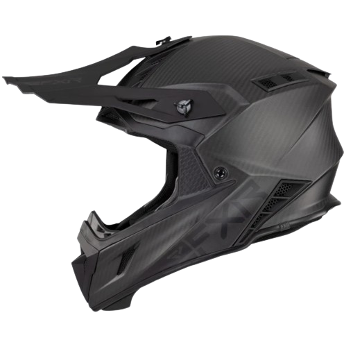FXR Motocross Full Face Helium Carbon Helmet w/ D-Ring 23