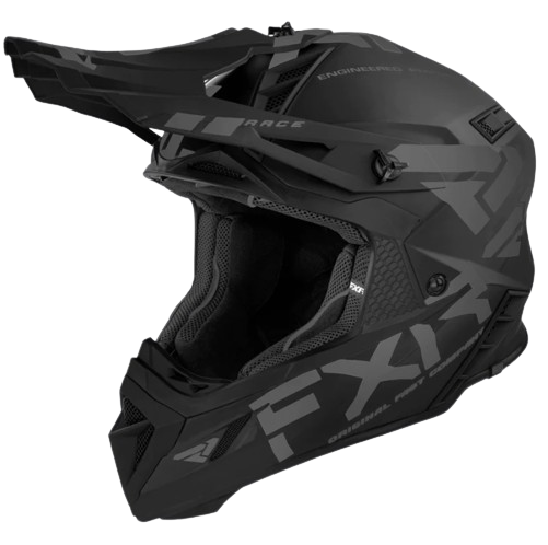 FXR Helium Prime W/Quick Release Buckle 23-Steel Off Road Motorcycle Helmet