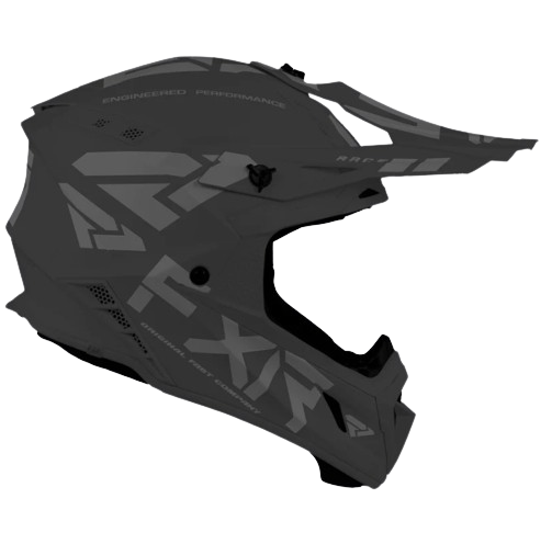 FXR Helium Prime W/Quick Release Buckle 23-Steel Off Road Motorcycle Helmet