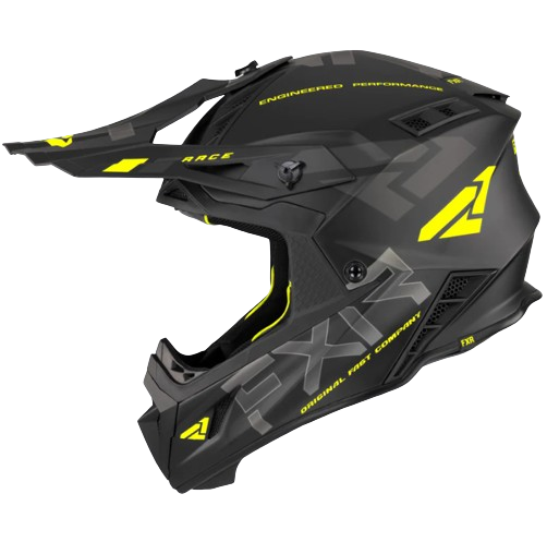 FXR Motocross Full Face Helium Race Div Helmet w/ D-Ring 23