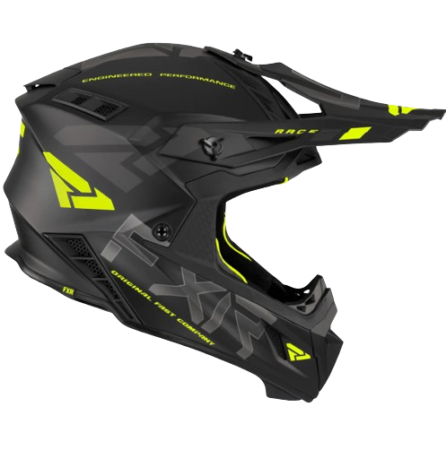 FXR Motocross Full Face Helium Race Div Helmet w/ D-Ring 23