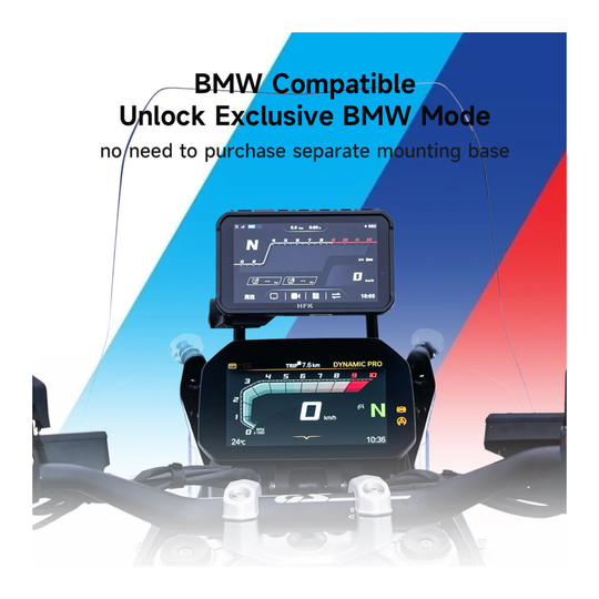 HFK HC50-RM BMW Kit Smart Motorcycle Carplay GPS With Quick Release And Dash Cam