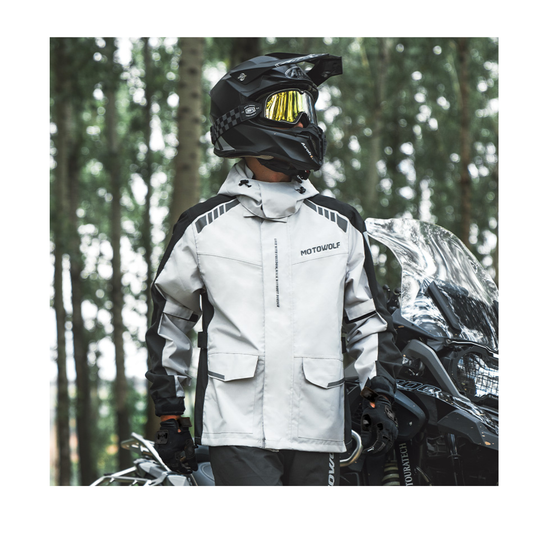 Motowolf Raincoat RC1 Grey