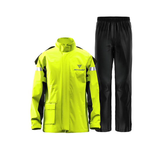 Motowolf Raincoat 401 Yellow
