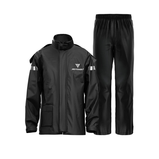 Motowolf Raincoat 401 Black