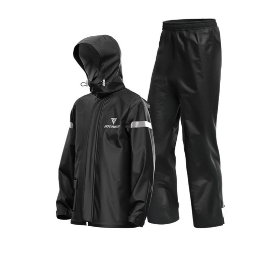 Motowolf Raincoat 401 Black