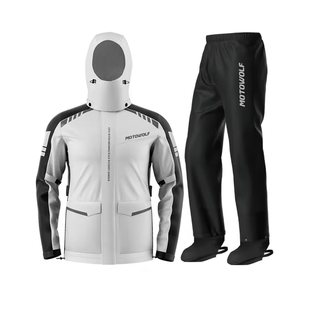 Motowolf Raincoat RC1 Grey