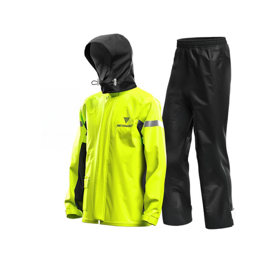 Motowolf Raincoat 401 Yellow