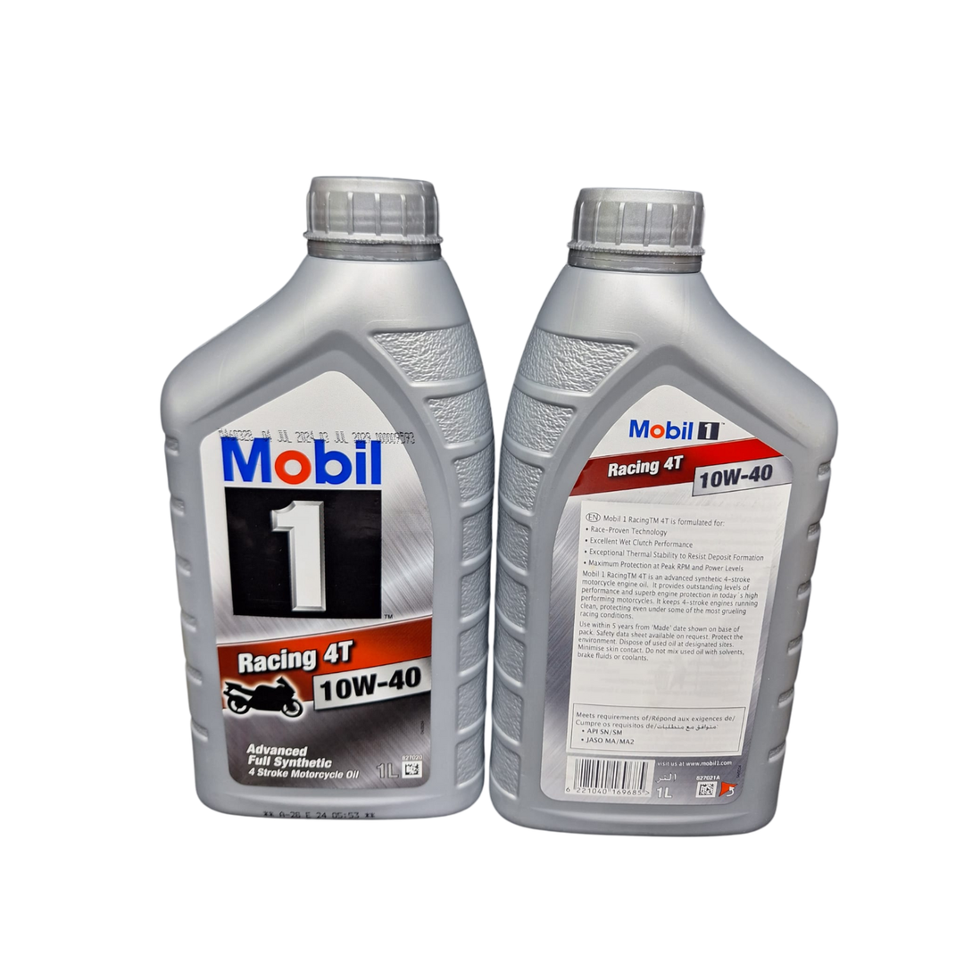 MOBIL 1 RACING 4T 10W40 Full Synthetic Motor Oil