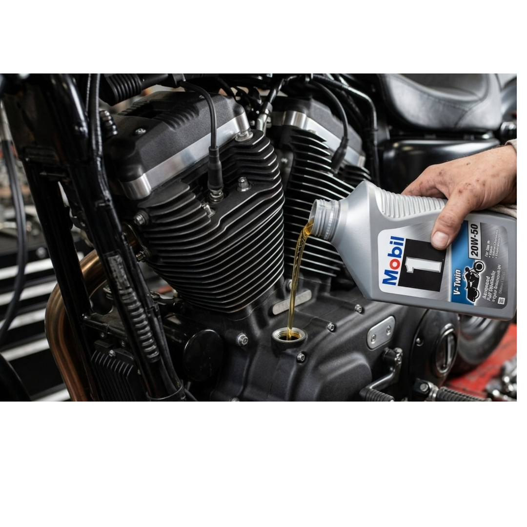 Motorcycle engine oil for 4T motorbikes