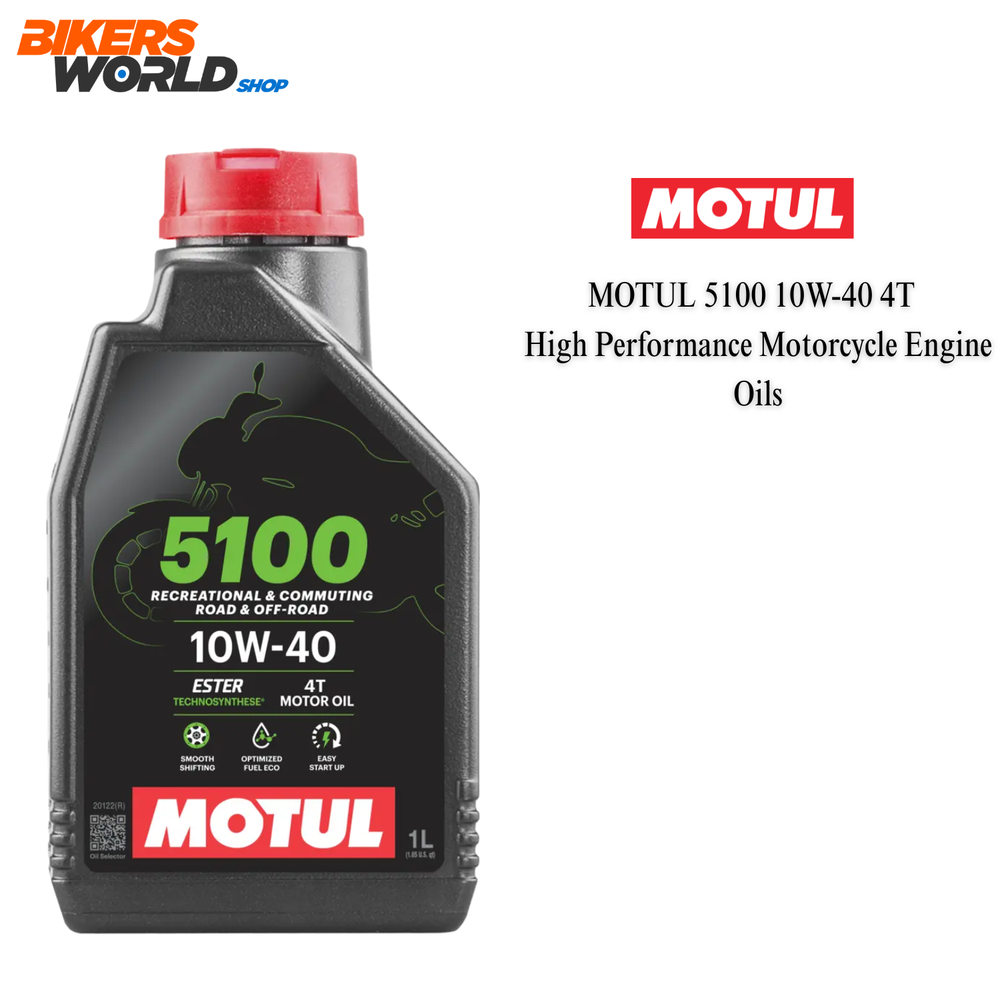 Motul 5100 10W40 4T Ester Tech Motor Oil 1L