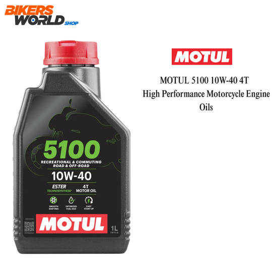 Motul 5100 10W40 4T Ester Tech Motor Oil 1L