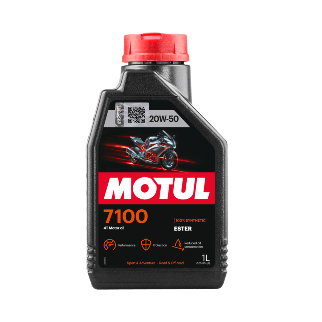 Motul 7100 20W50 4T Ester Based Tech Engine Oil 1L