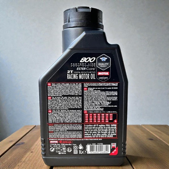 Motul 800 2T 100% Synthetic Lubricant Motor Oil 1L
