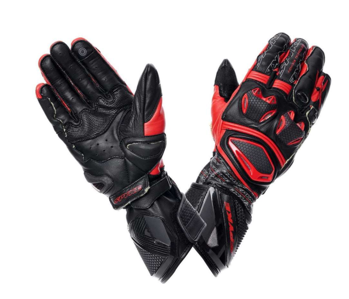SPYKE Tech Pro Motorcycle Riding Leather Gloves