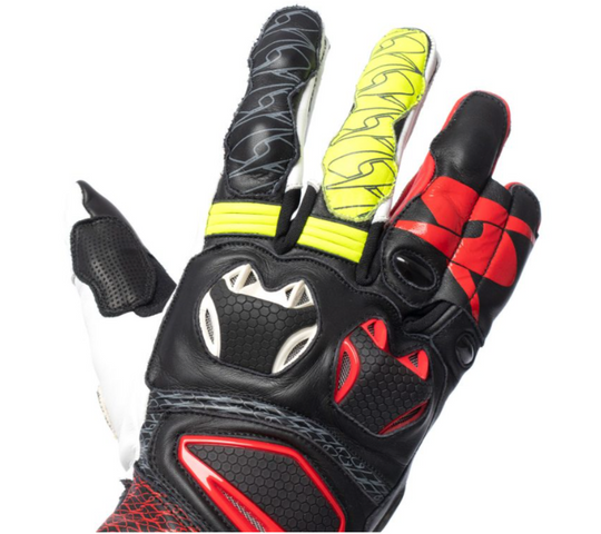 SPYKE Tech Pro Motorcycle Riding Leather Gloves