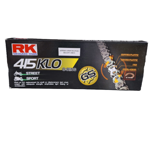RK O-RING CHAIN GS415KLOX132L