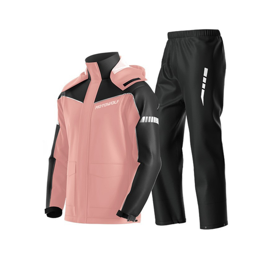 Motowolf Raincoat  New Pink color