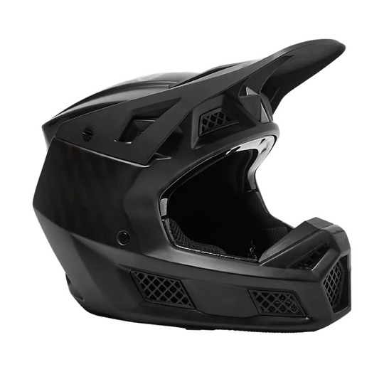 FOX Motocross Full Face V3 RS Black Carbon Helmet