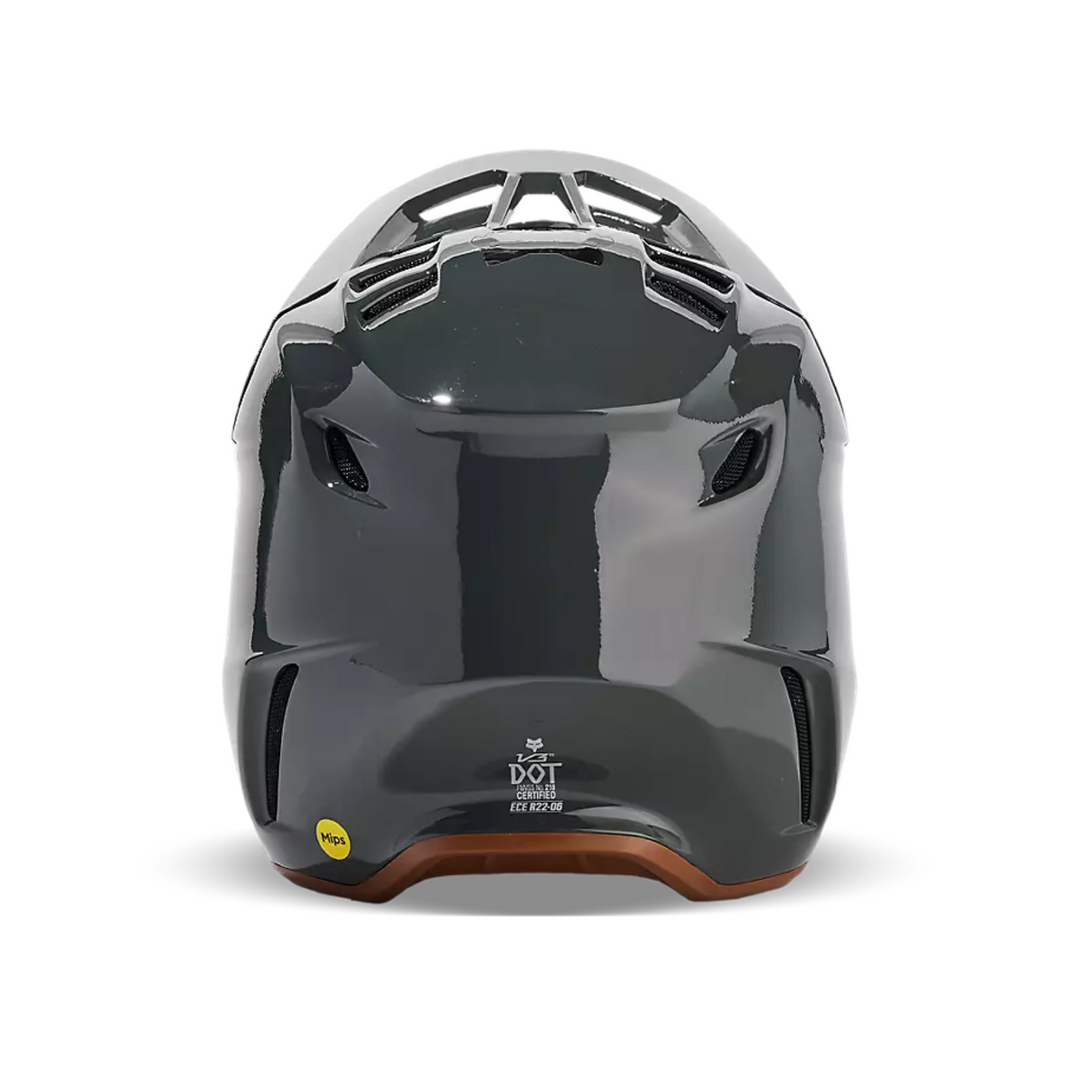FOX Motocross Full Face V3 RS Carbon Solid Helmet