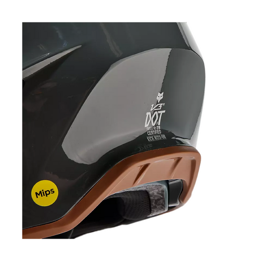 FOX Motocross Full Face V3 RS Carbon Solid Helmet