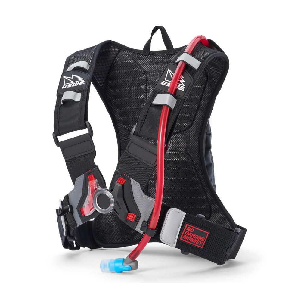 USWE MOTO HYDRO 3, CARBON BLACK Lightweight Hydration Pack