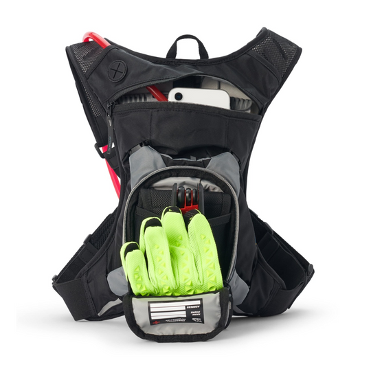 USWE MOTO HYDRO 3, CARBON BLACK Lightweight Hydration Pack