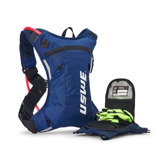 USWE Moto Hydro 3, Factory Blue Lightweight Hydration Pack